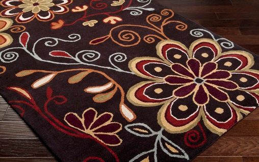Surya Athena Multi Floral 8'x11' Area Rug-1
