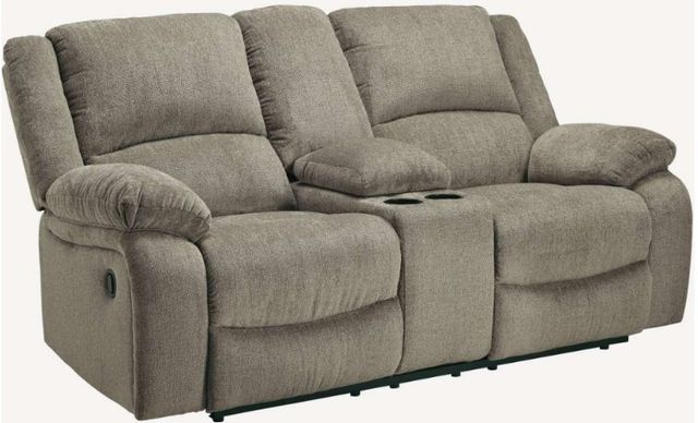 Signature Design by Ashley® Draycoll 2-Piece Pewter Reclining Living Room Set-2