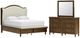 Benchcraft® Sturlayne 3-Piece Brown Queen Upholstered Panel Bedroom Set-0