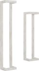 Powell® Troy 2-Piece White Towel Rack Set-4