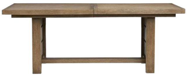 Magnussen Home® Plum Creek Sierra Brown Trestle Dining Table-2