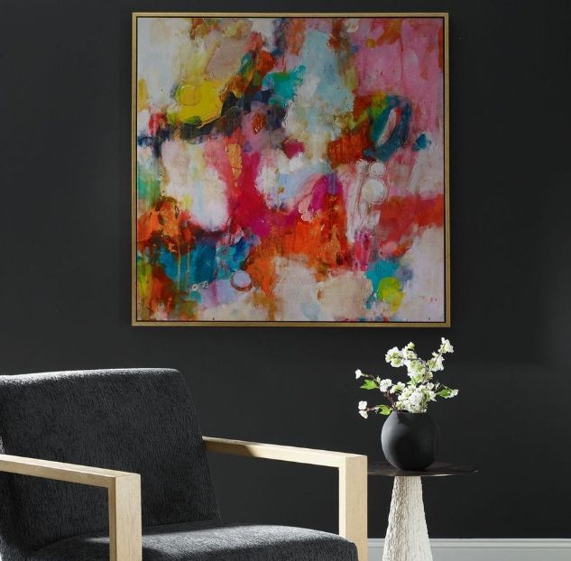 Uttermost® Allison Ford A Colorful Mindset Framed Canvas-1