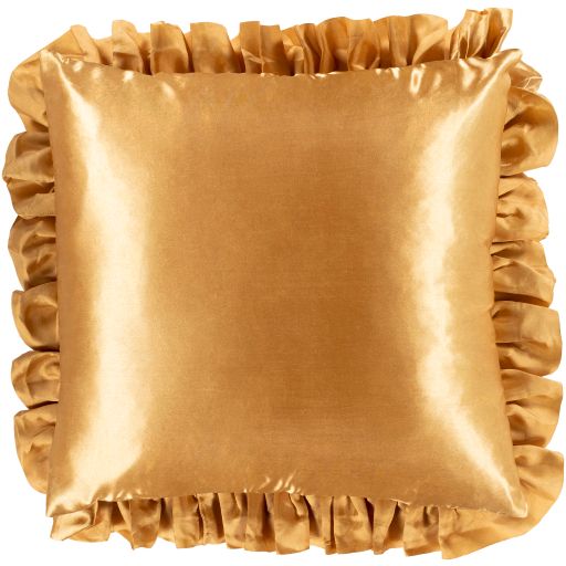Surya Prom Mustard 22"x22" Toss Pillow with Polyester Insert-1
