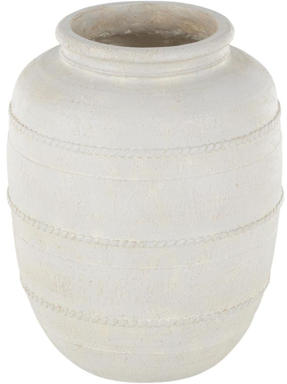 Deco Marche Distressed Cream Vase-0