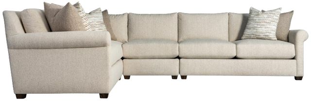 Bernhardt Barnes Bernhardt Living 4-Piece Beige L-Shape Sectional-1