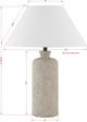 Forty West Eric Beige Table Lamp-1