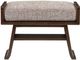 Currey & Company Hari Swagger Cocoa/Espresso Ottoman-1