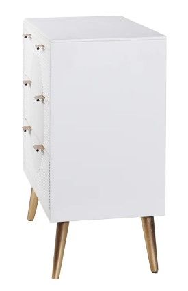 Stylecraft Milo Satin White Chest   -2