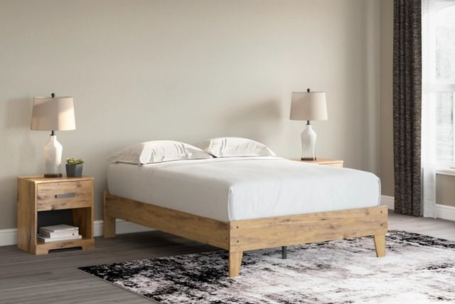 Signature Design by Ashley® Larstin Brown Full Platform Bed-1