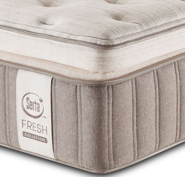 Serta® Fresh Collective Linen Wholesome Hybrid Plush Pillow Top Twin XL Mattress-1