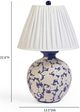 TOV Furniture Diana Blue/White Table Lamp-2