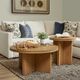 Flexsteel® Waterfall Light Oak Round Coffee Table-1