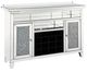 ACME Furniture Noralie Mirrored 59'' Wine Cabinet with LED-0