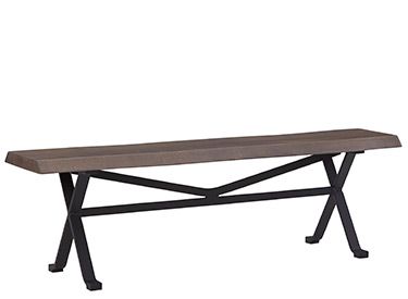 Mavin Naturale Faux Live Edge Bench