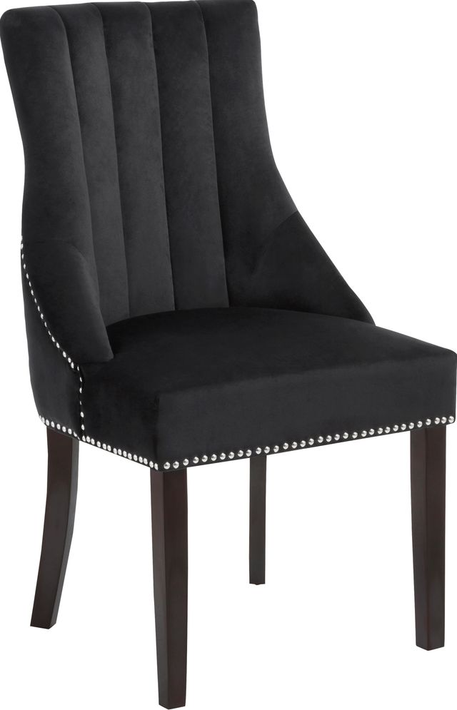 Meridian Furniture Oxford Black Velvet Dining Chair-0