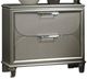 Furniture of America® Sheridan Silver Nightstand-0