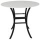 CabanaCoast® Customizable Monaco Stone 48" Outdoor Round Bar Table-1