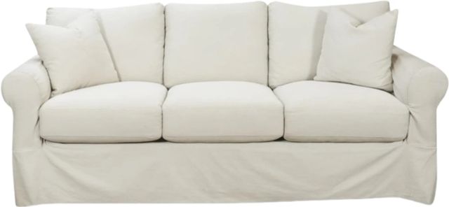 Fusion Furniture 9901 Sutton Sand Slipcovered Sofa-0