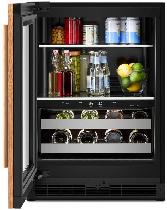 KitchenAid® 24" 4.8 Cu. Ft. Panel Ready Beverage Center -3