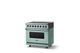 Viking® 5 Series 36" Splash Pro Style Induction Range with Polished Chrome Trim-2