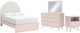 Signature Design by Ashley® Wistenpine 4-Piece Blush Full Upholstered Panel Bed Set-0