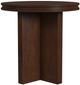 Flexsteel® Waterfall Walnut Brown Round End Table-3
