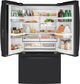 GE® 23.1 Cu. Ft. Fingerprint Resistant Black Slate Counter Depth French Door Refrigerator-2