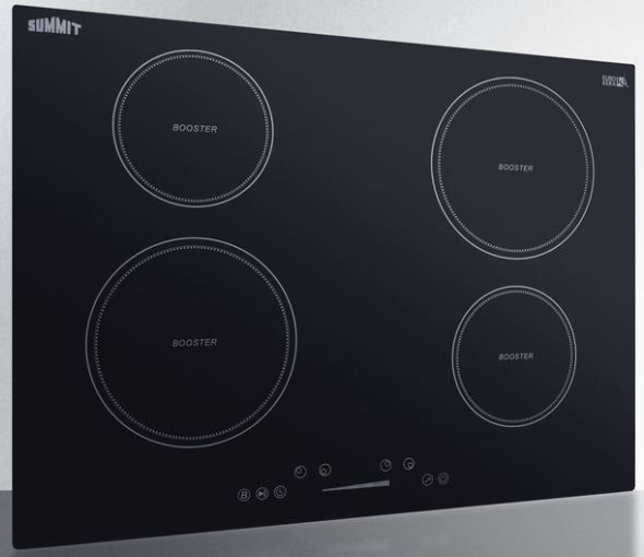 Summit® 30" Black Induction Cooktop-2