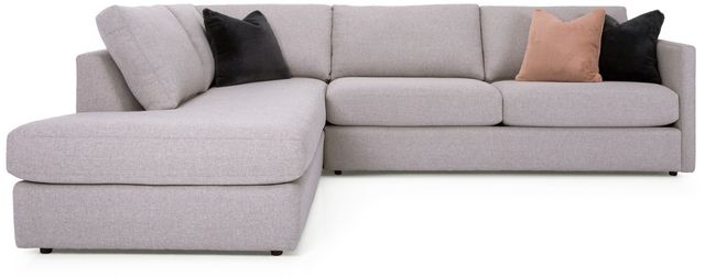 Decor-Rest® Furniture LTD 2068 2-Piece Left-Arm Facing Sofa Sectional and Chaise-1