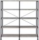 Coaster® Analiese Grey Driftwood Open Bookcase-1