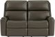 Flexsteel® Customizable Rio Leather Power Reclining Loveseat with Power Headrests-3