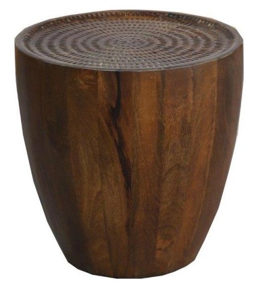 Jaipur Furniture Aldrych Brown Side Table-0