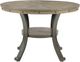 Powell® Franklin Gray Dining Table with Pewter Frame-2