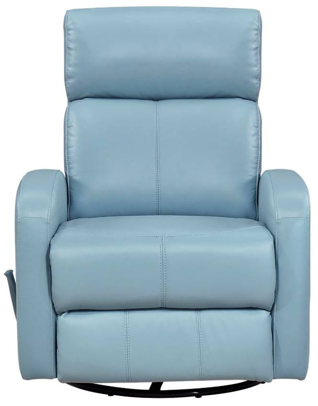 Homelegance® Sorrento Blue Manual Swivel Glider Recliner-2
