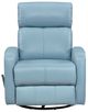 Homelegance® Sorrento Blue Manual Swivel Glider Recliner-2