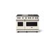 Viking® 5 Series 48" Pure White Pro Style Gas (LP) Range with Polished Chrome Trim-0