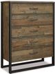 Signature Design by Ashley® Sommerford 4-Piece Brown King Panel Bed Set-4