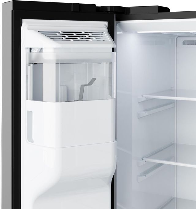 GE® 36" 23.6 Cu. Ft. Fingerprint Resistant Stainless Steel Counter Depth Side-By-Side Refrigerator with Extra Tall Dispenser and In-Door Icemaker-3