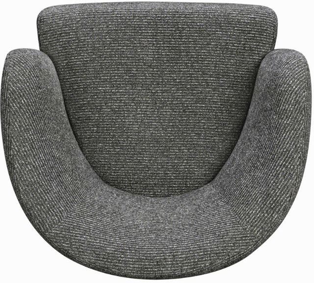 Parker House® Mingle Thatch Black Swivel Glider Accent Chair-2