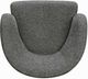 Parker House® Mingle Thatch Black Swivel Glider Accent Chair-4