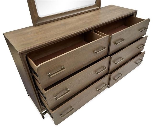 Magnussen Home® Lindon Belgian Wheat Double Drawer Dresser-3