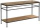American Drew® Summit Glass Top Console Table with Basalt Base-0