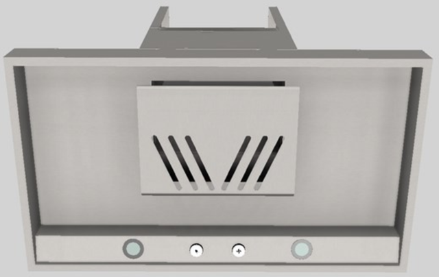 Vent-A-Hood® 36" Stainless Steel Contemporary Wall Mounted Range Hood-3