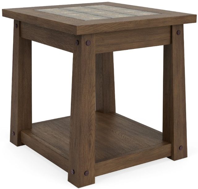 Riverside Furniture Lakepoint Oxford Oak End Table-0