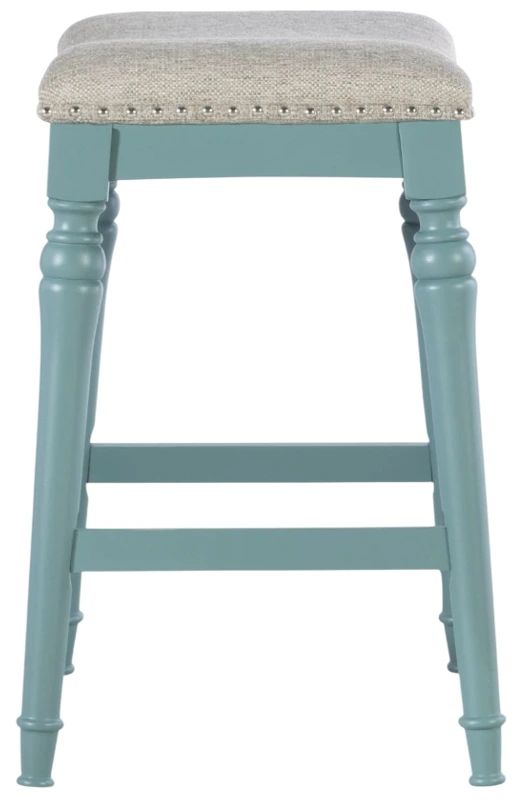 Powell® Lockhart Blue Big and Tall Counter Stool-4
