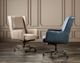 Hooker® Furniture EC Benito Salvo Denim Executive Swivel Tilt Office Chair-1