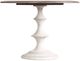 Hooker® Furniture Melange Brynlee Medium Wood Dining Table with White Base-0