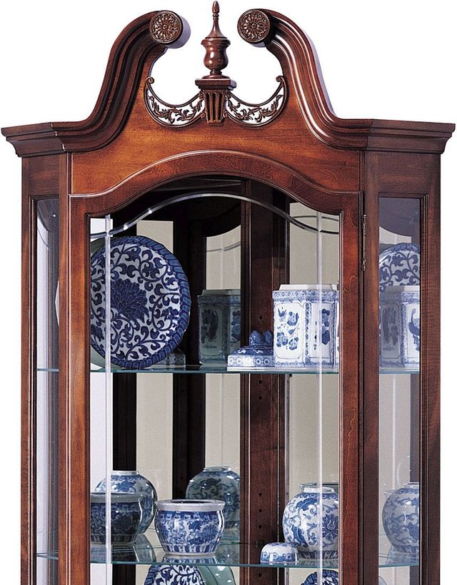 Howard Miller® Berkshire Windsor Cherry Curio Cabinet-1
