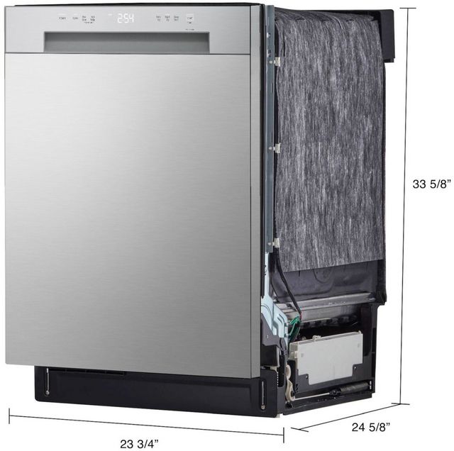 LG 24" Stainless Steel Look Front Control Built In Dishwasher-14