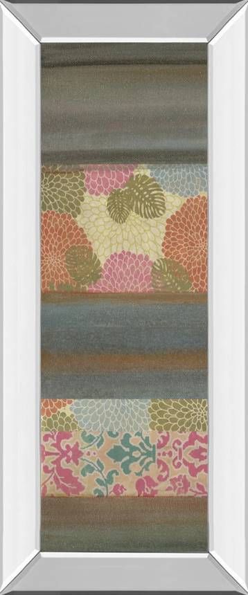 Classy Art Pretty in Pink III by Willie Green-Aldridge Mirrored Frame Wall Art-0